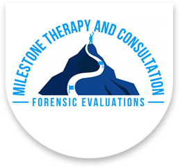 A logo for milestone therapy and consultation.